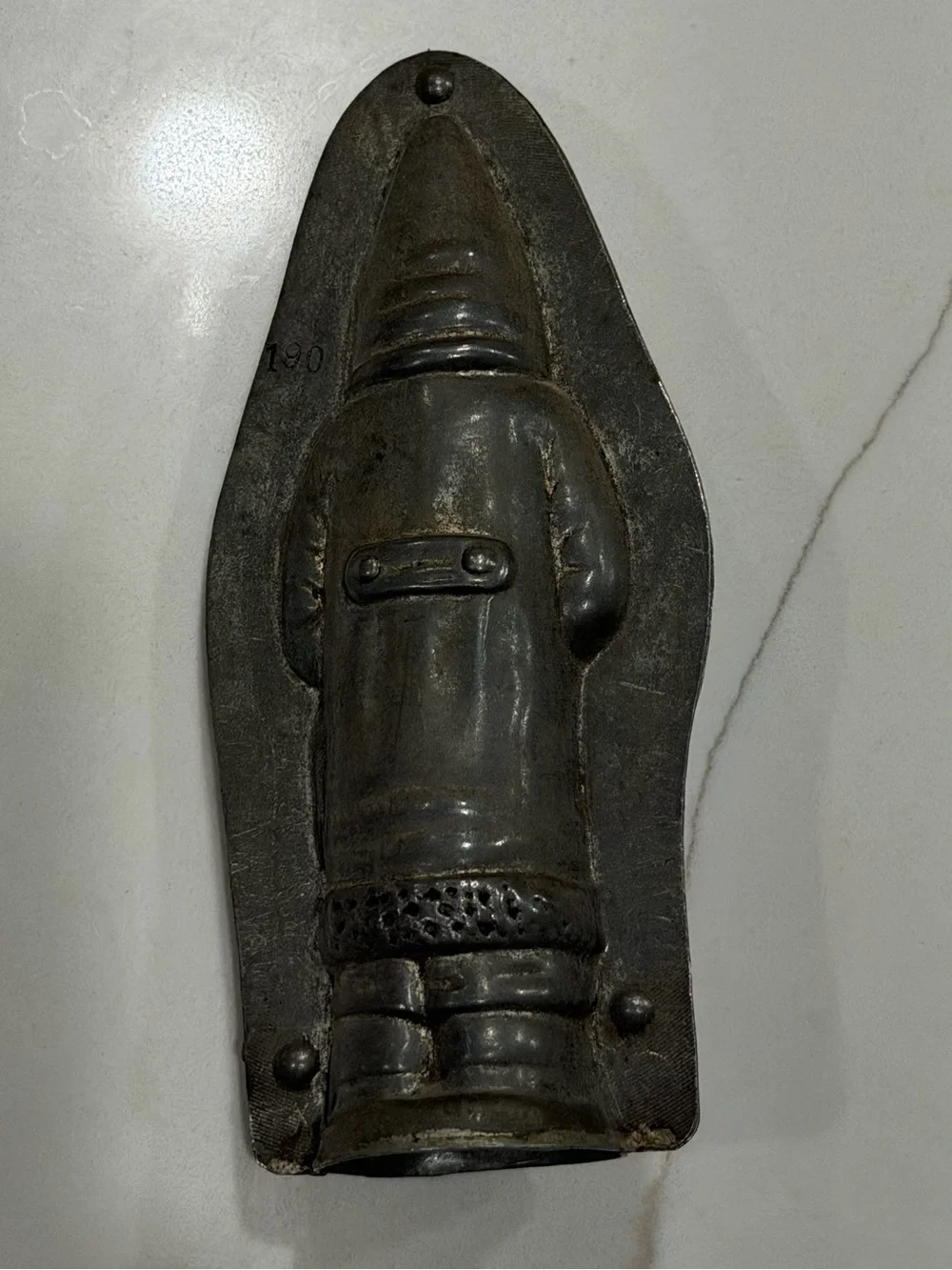 Antique Father Christmas / Belsnickle Chocolate Matching Chocolate Mold Se